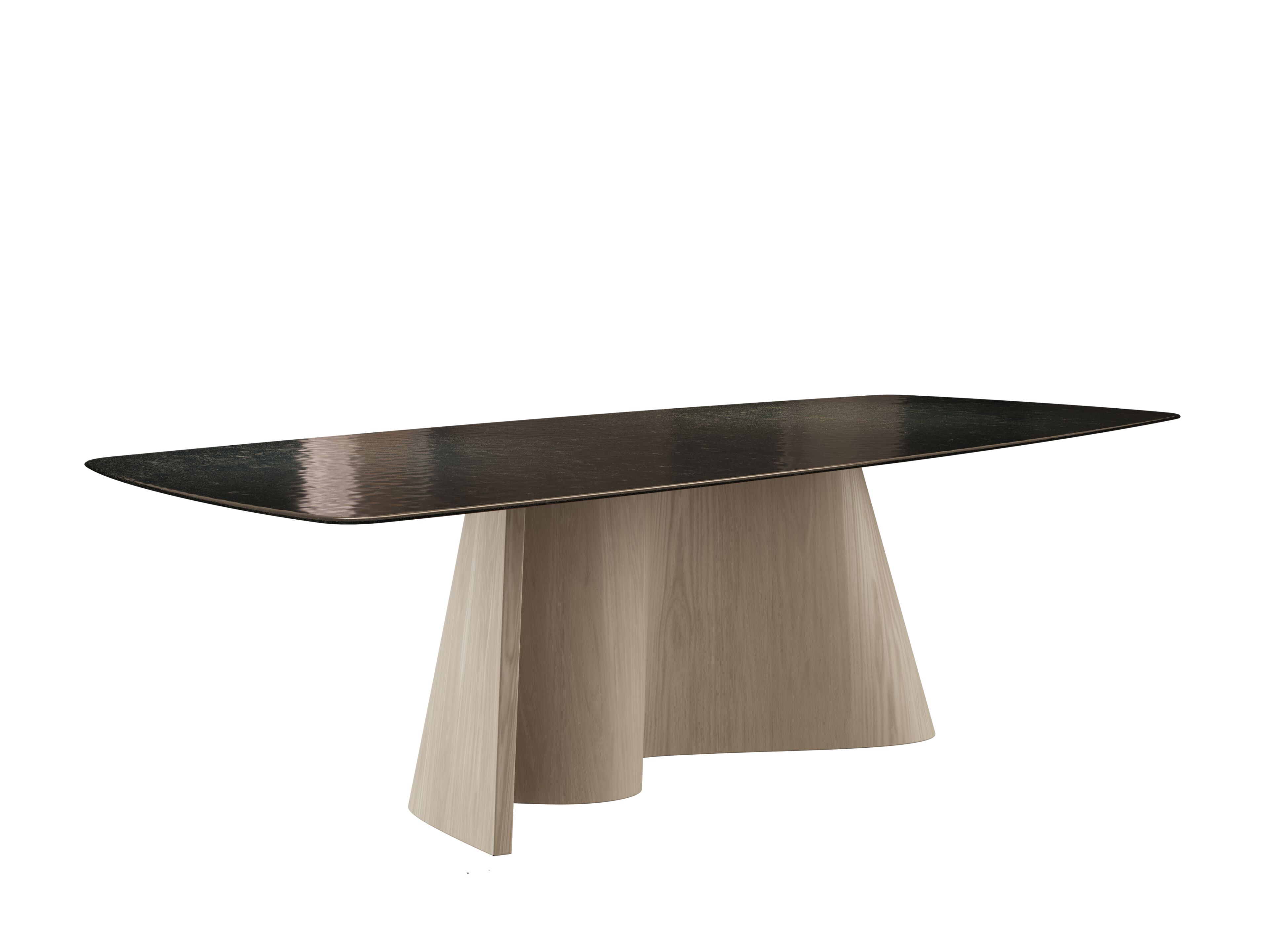 Прямоугольный обеденный стол из дерева и стекла NORD ARIN Cortina ARCH-00145558 - Вид №4