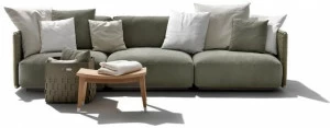 Flexform Открытый 3-местный диван из ткани Eddy