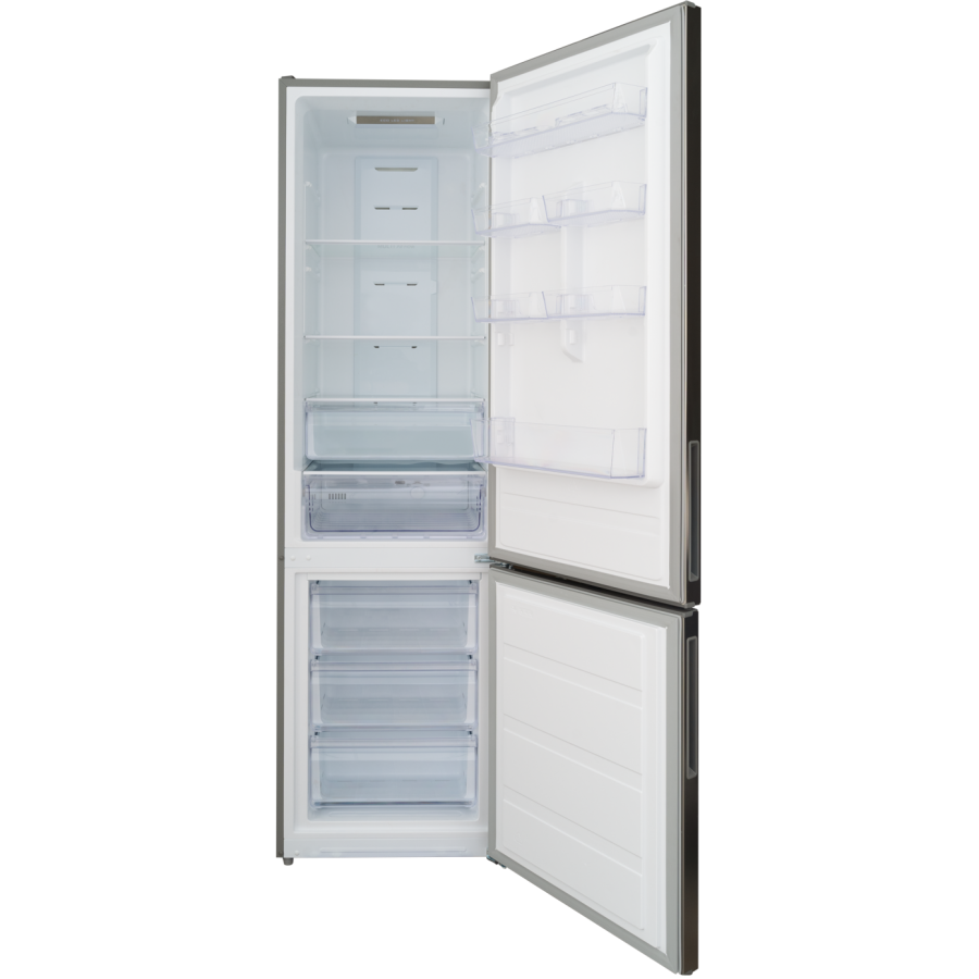 9920935 Холодильник с морозильником   Schaub Lorenz SLU C201D0 G серебристый STDN-0101791 - Вид №1