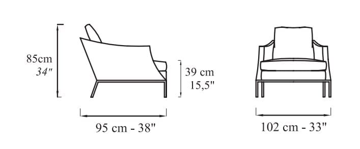 Кресло с подлокотниками ERBA ITALIA LEGENDA ARCH-00144416 - Вид №3