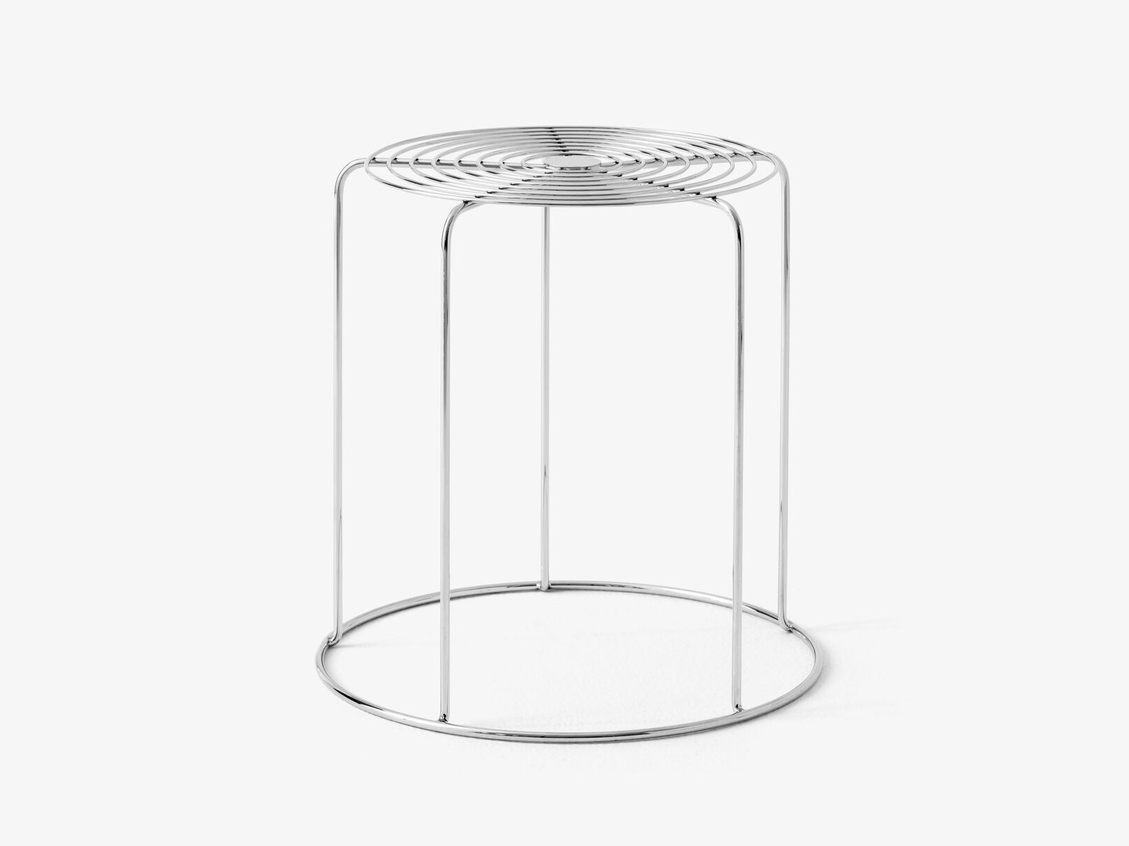 Штабелируемый стул из нержавеющей стали &Tradition WIRE STOOL VP11 ARCH-00002251