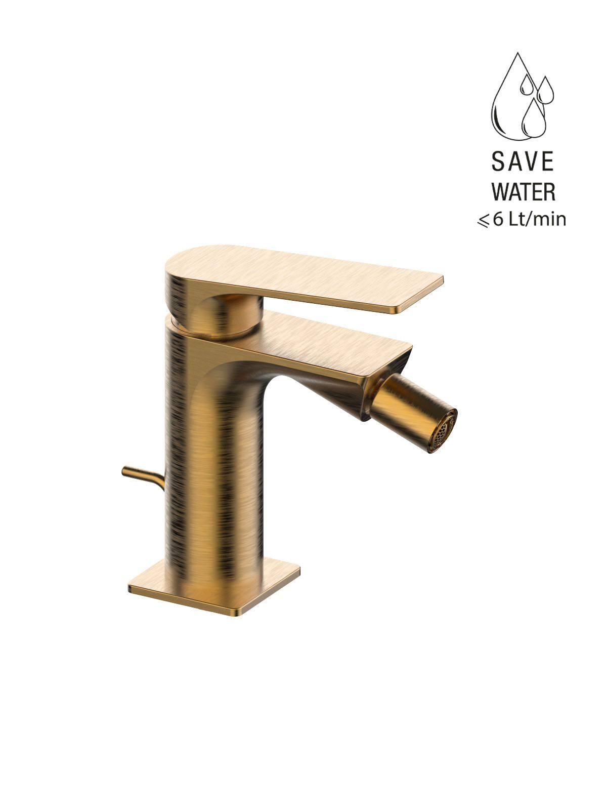 Однорычажный смеситель для биде с автоматическим сливом Rubinetterie Frattini Нарцисс ARCH-00132326 - Вид №13