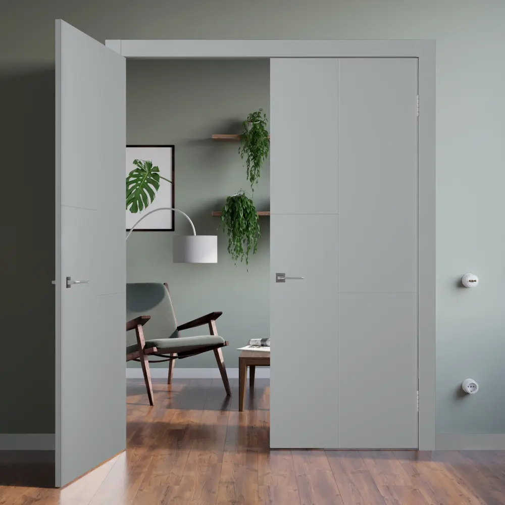 BELWOODDOORS Лацио - межкомнатная дверь в эмалевом покрытии серого цвета 85324559 STLM-0061423 - Вид №5