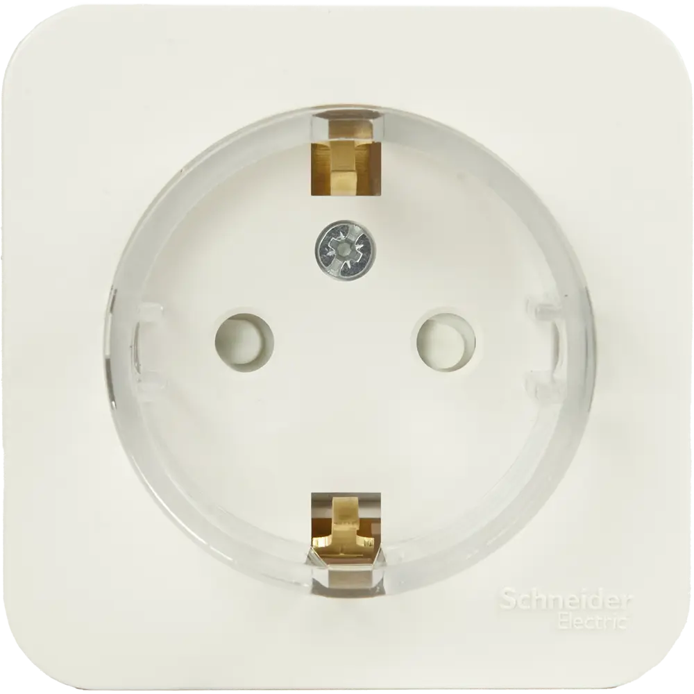 Розетка накладная Schneider Electric Blanca Компакт с заземлением цвет белый SYSTEME ELECTRIC STLM-2146223