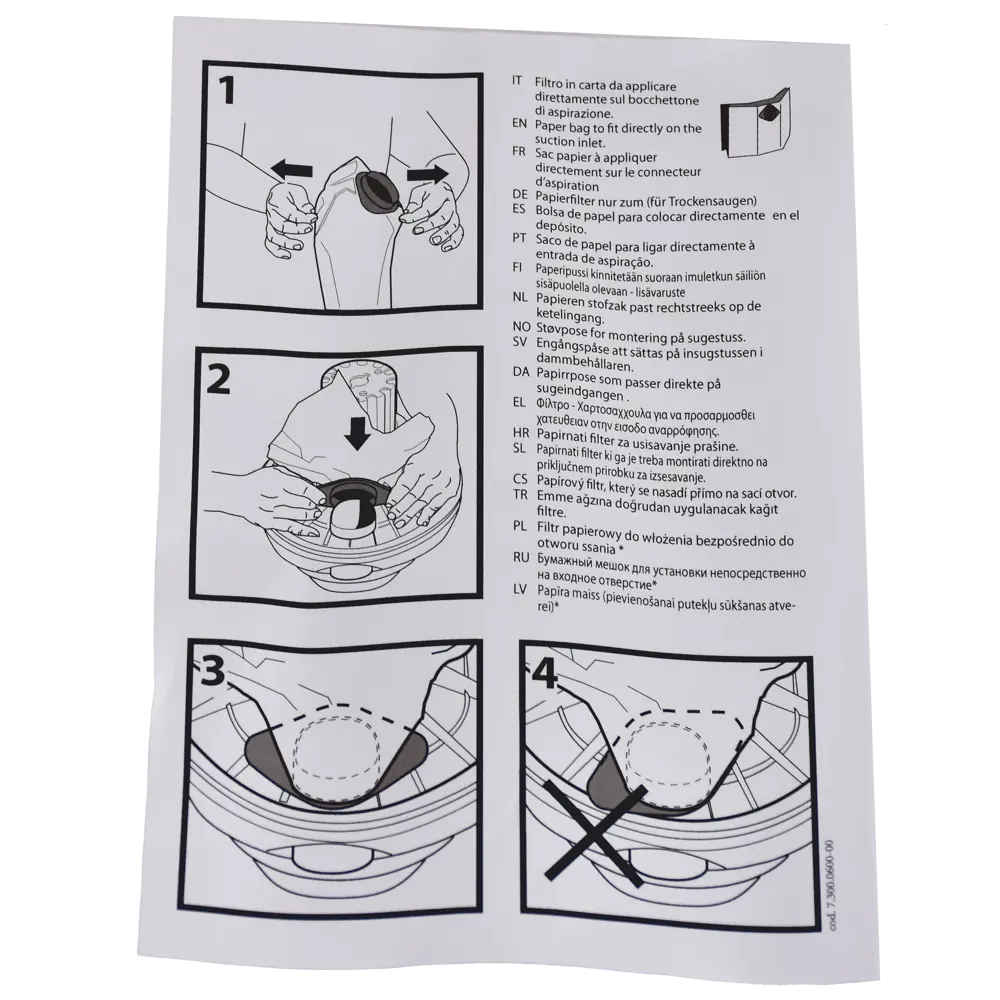 Мешки тканевые для пылесоса Lavor Swimmy, 5 шт. 84237984 STLM-2179835  - Вид №4