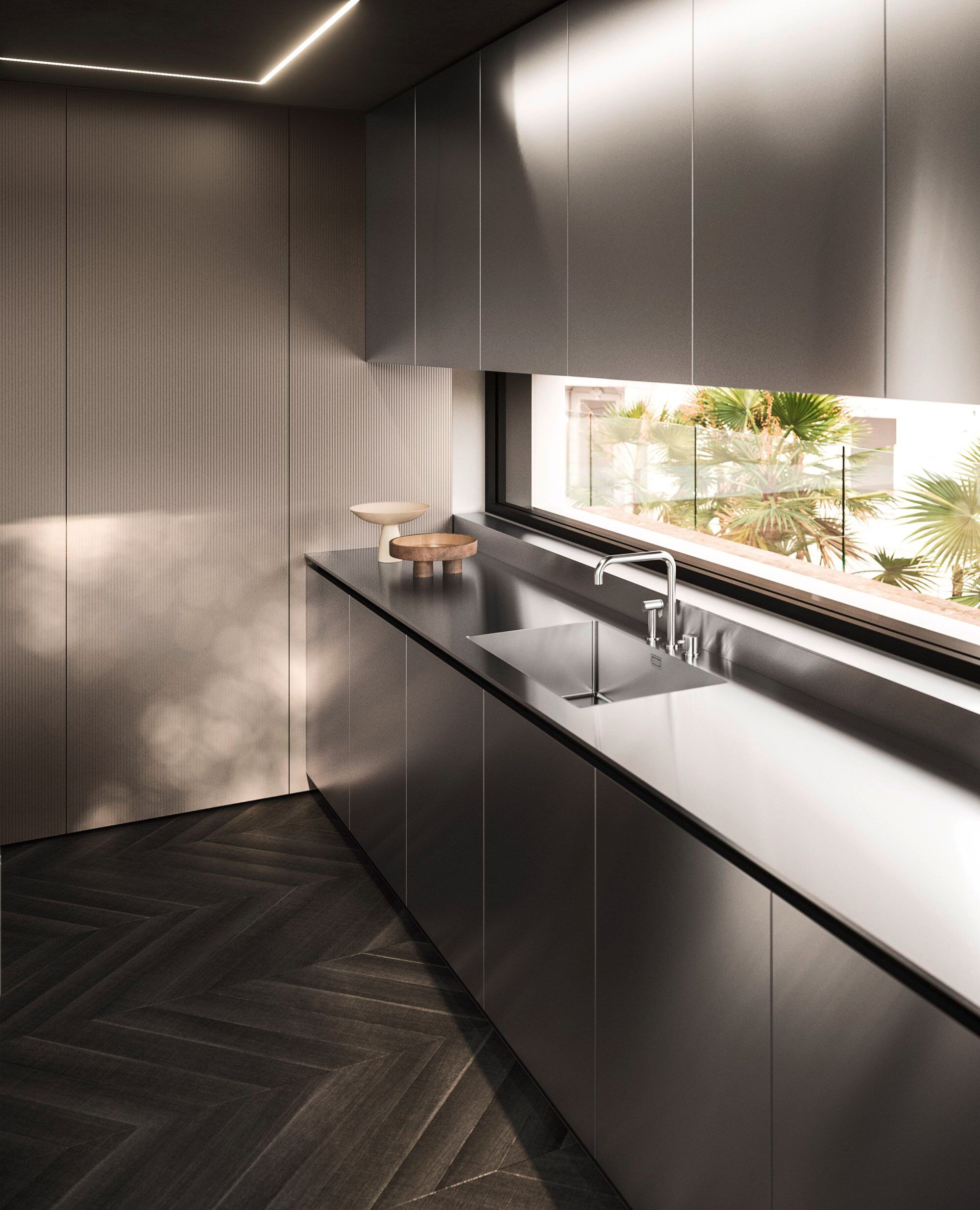 Встроенная кухня с островом Arrital Ak_Project ARCH-00137190 - Вид №2