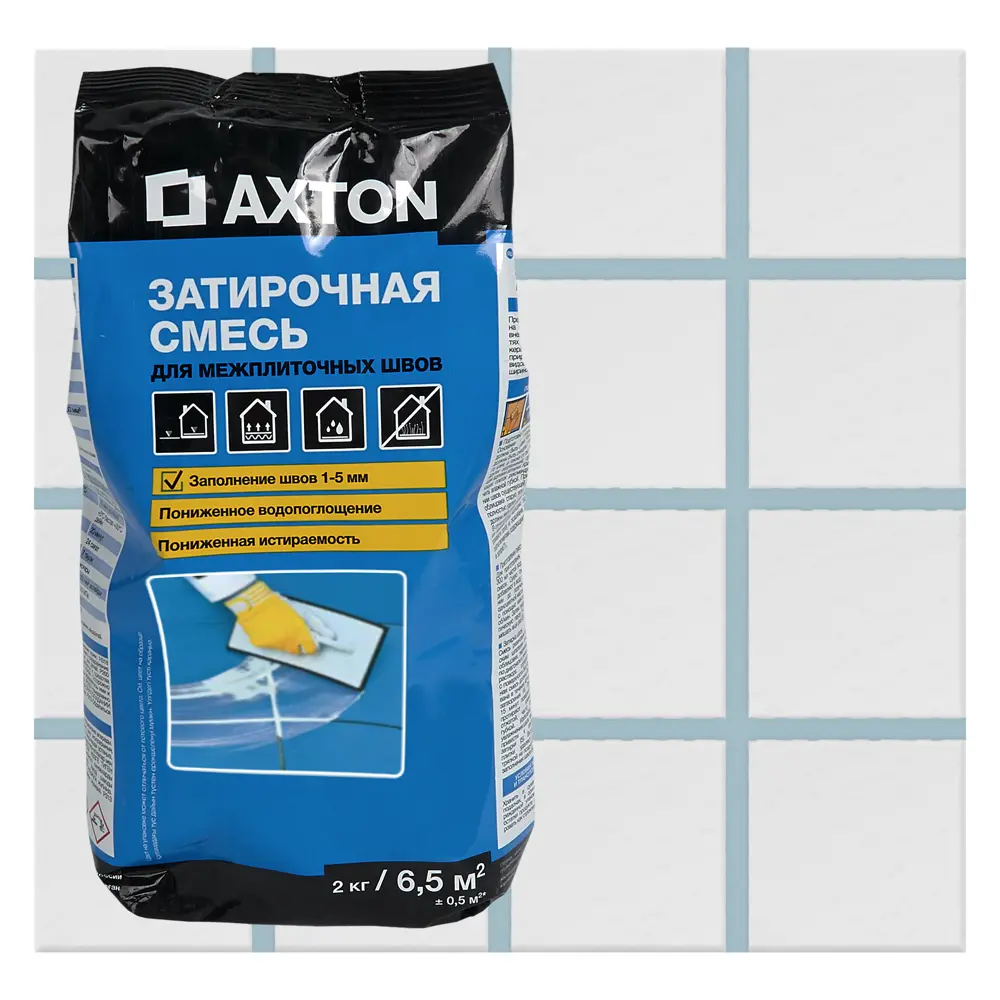 Затирка цементная Axton А.510 цвет лазурь 2 кг Без серии STLM-2101267