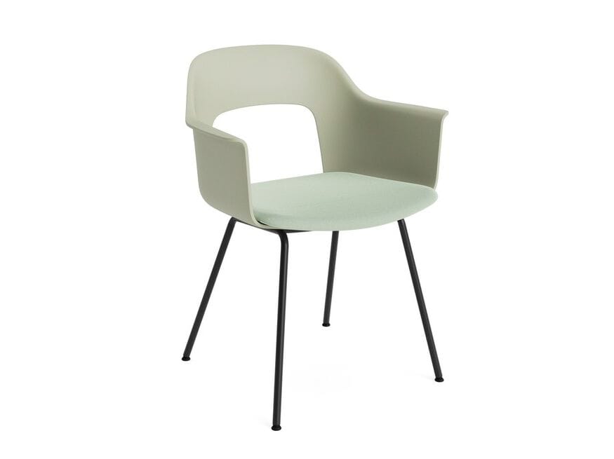 Стул из полипропилена с мягким сиденьем с подлокотниками Hay макет ARCH-00119434 - Вид №32