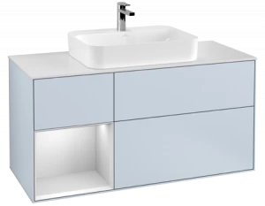 Villeroy&Boch Тумба под раковину Прямоугольная версия F411MTHA Finion Cloud Matt Lacquer