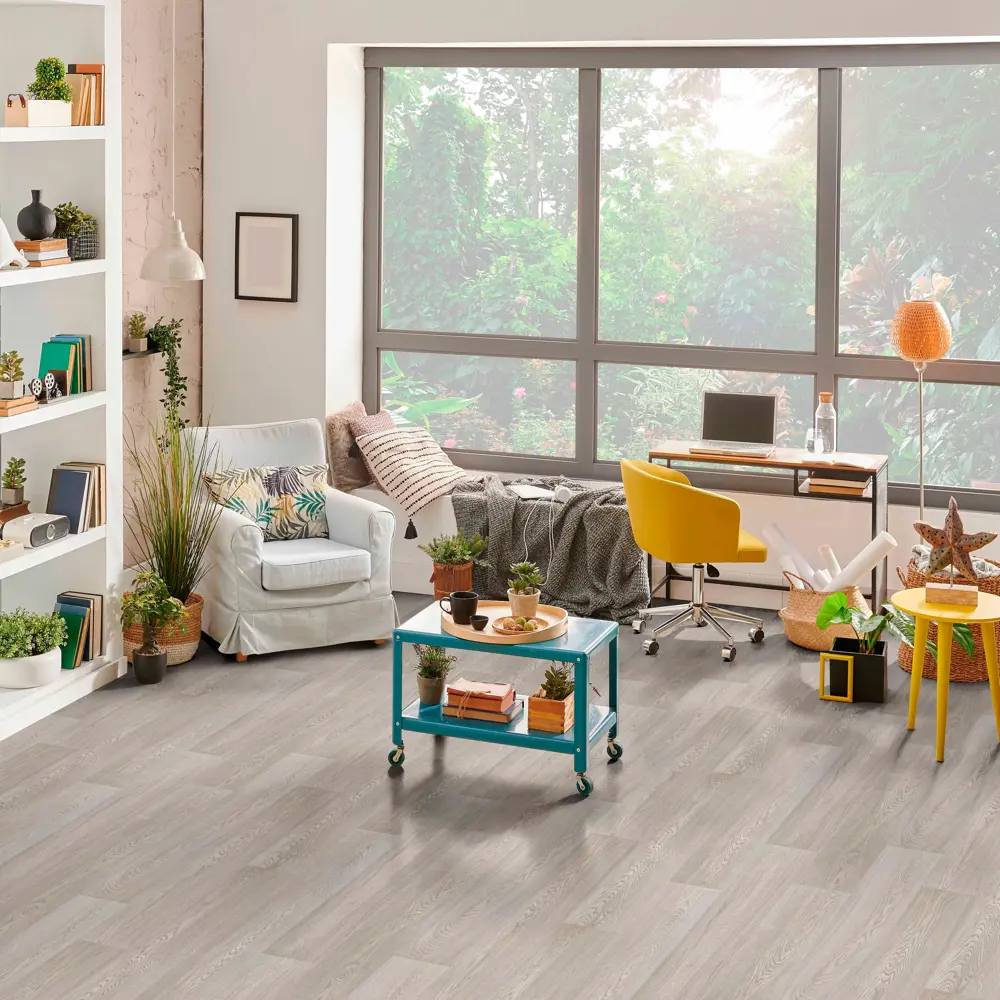 Artens Линолеум «Английский Дуб» серый с войлочной основой 18569932 STLM-0011463