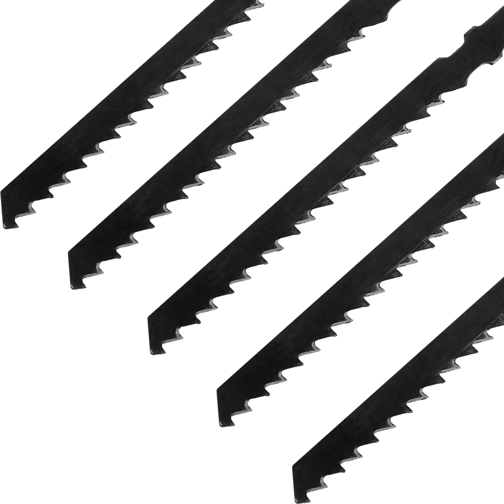 Пилка для лобзика по дереву Сибртех T144D быстрый рез, 5 шт STLM-2109316 - Вид №1