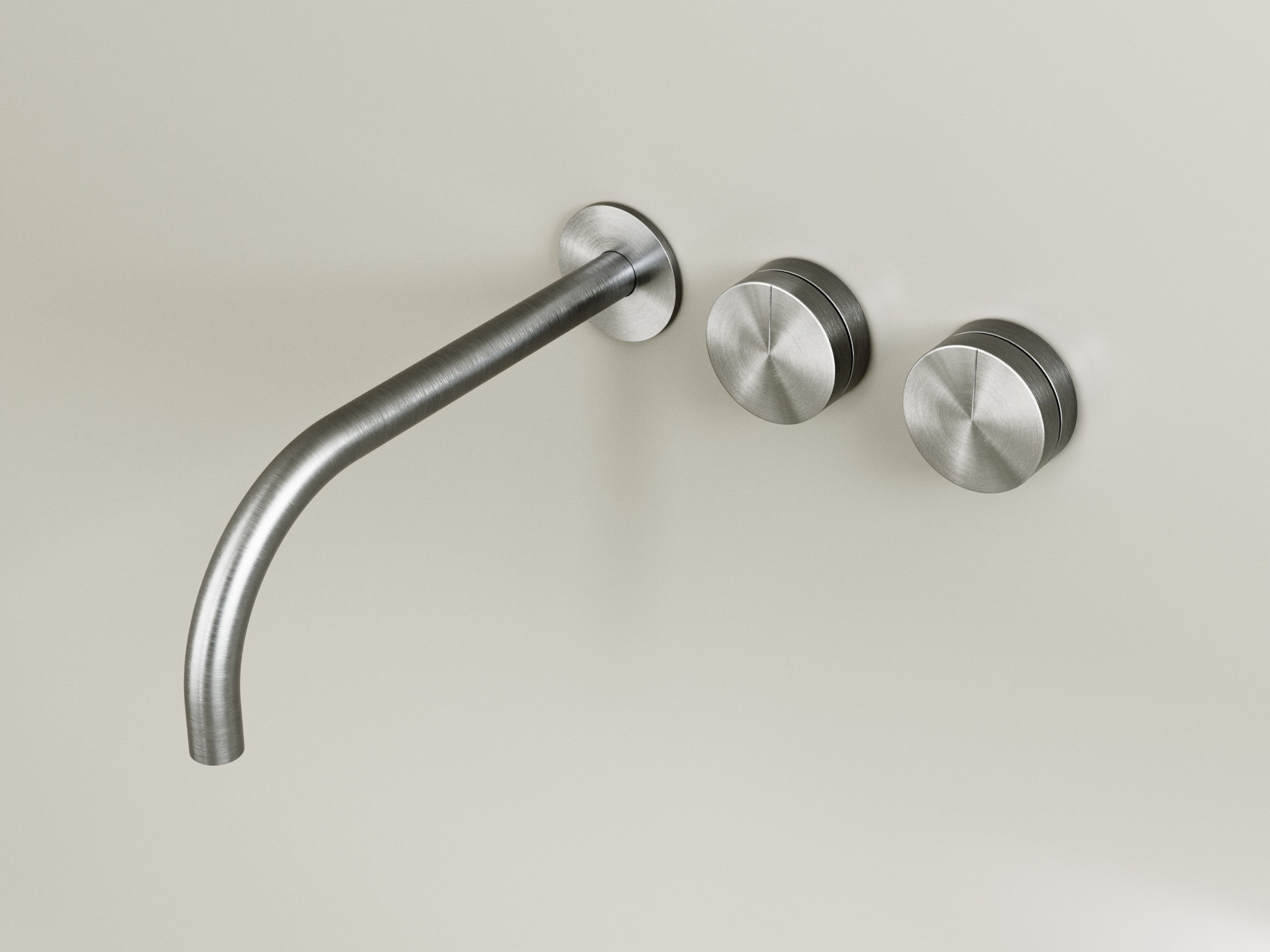 Настенный смеситель для раковины из нержавеющей стали с 3 отверстиями COCOON Maison ARCH-00121384