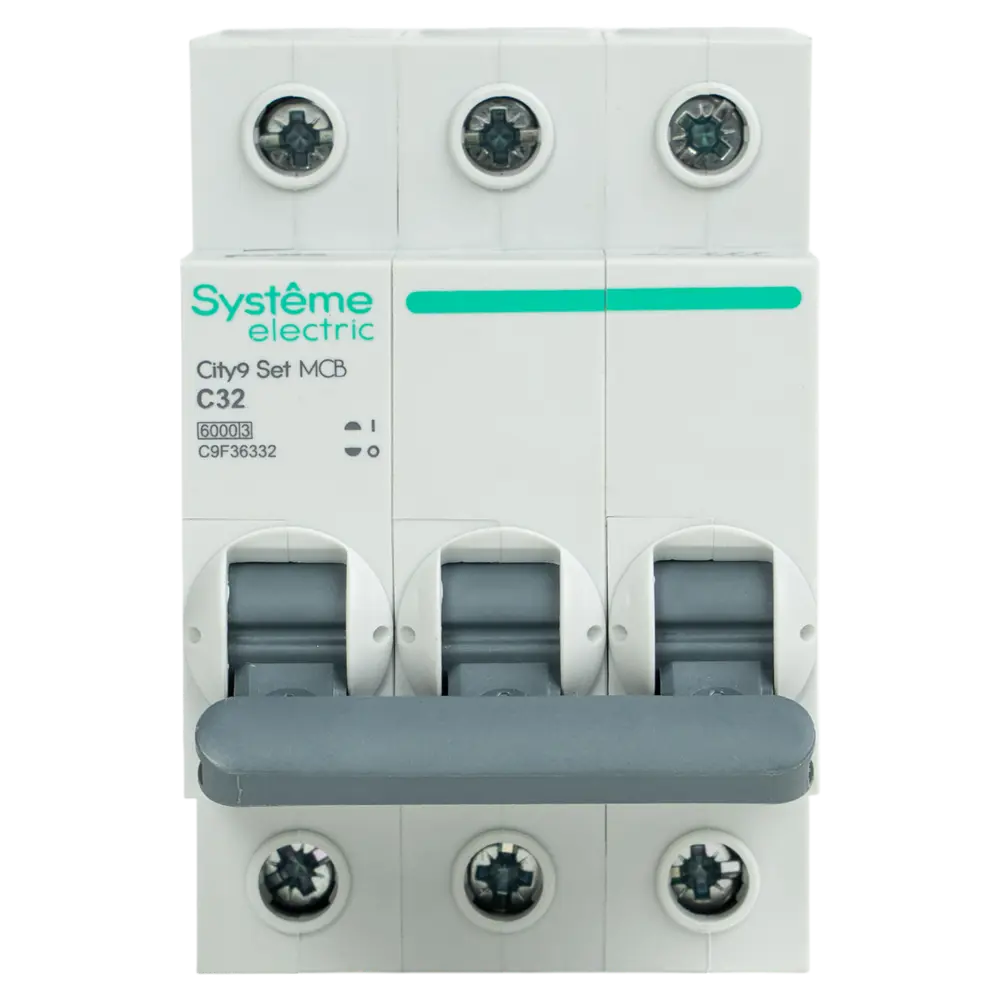 Автоматический выключатель Systeme Electric City9 3P C32A 6кА 89412734 STLM-1569694 - Вид №1