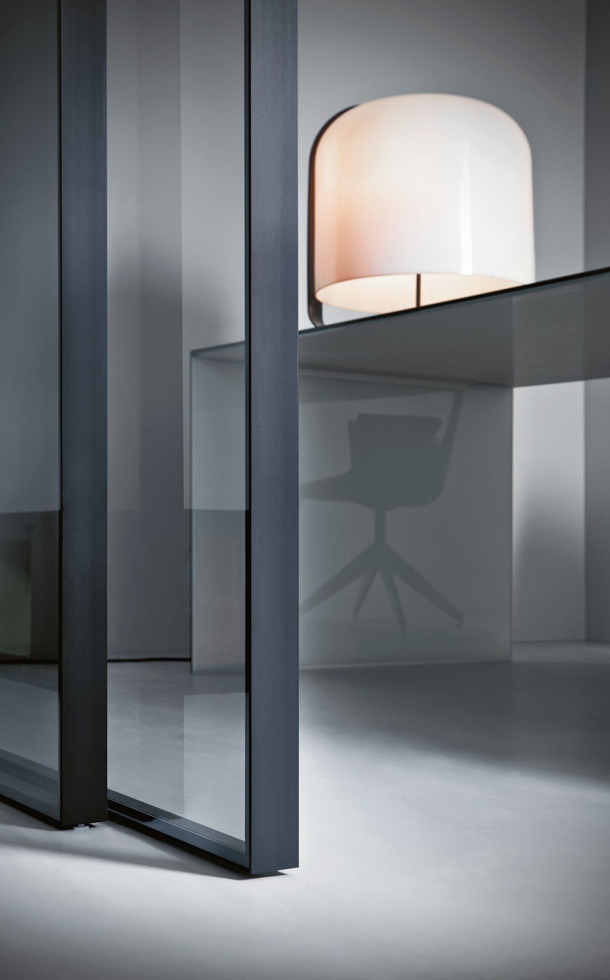 Стеклянная дверь Lualdi раздвижные и поворотные стеклянные системы ARCH-00042338 - Вид №12