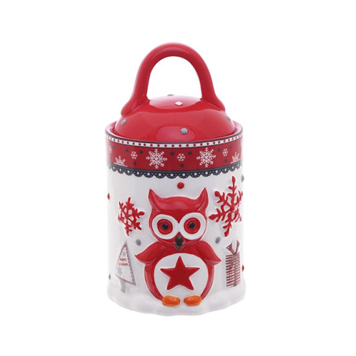 256093 Посуда керамическая Ёмкость для сыпучих продуктов 8 х 8 х 13 см Santreyd 