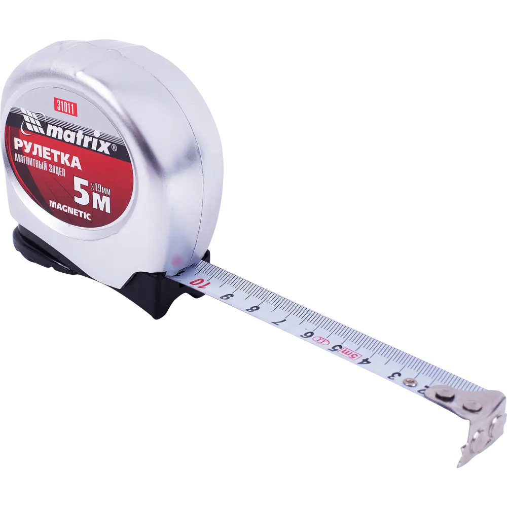 Рулетка Matrix Magnetic, с автостопом, 5 м х 19 мм STLM-2071001