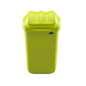608-02 PLAFOR Мусорный бак пластиковый для раздельного сбора отходов с плавающей крышкой 15 л. Зеленый