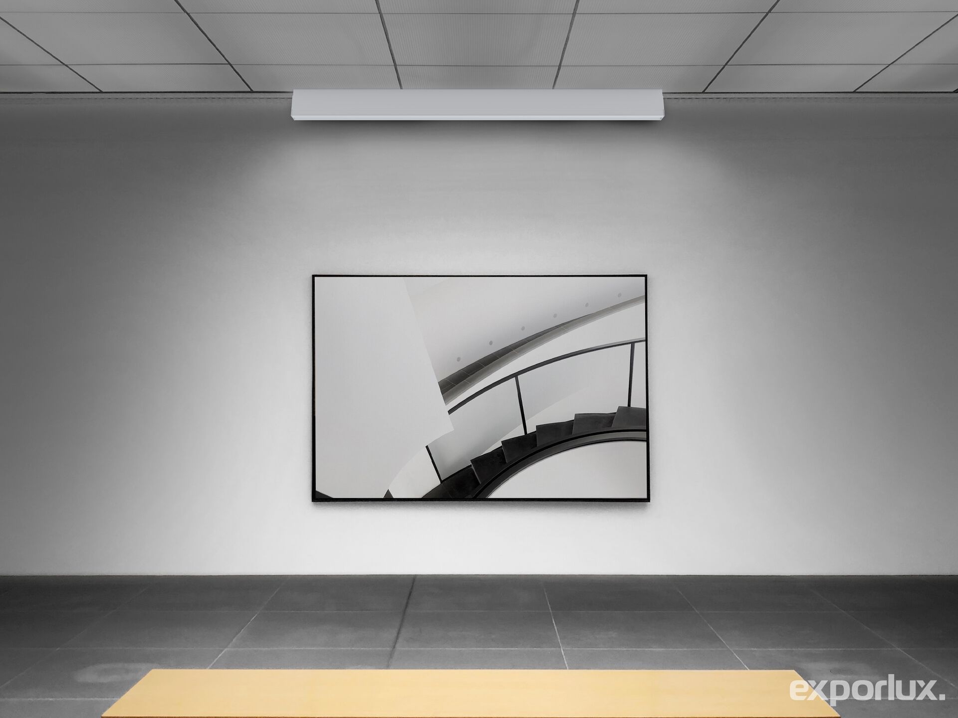 Алюминиевый светодиодный потолочный светильник Exporlux OFFICE SL ARCH-00032349 - Вид №3