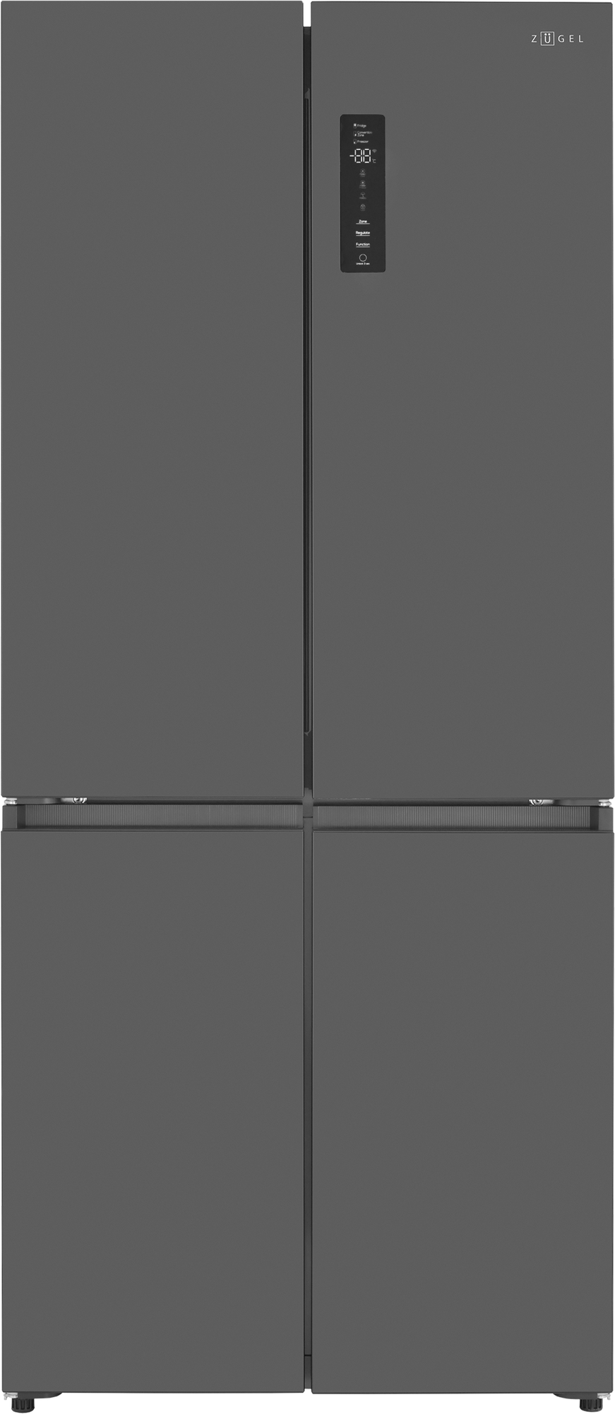 9238024 Холодильник Side by Side   ZUGEL ZRCDI456XB Slot-In черный STDN-0034025 - Вид №2