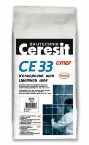 Затирка №04 Super СЕ 33 серебристо-серая 2 кг CERESIT 48589        T