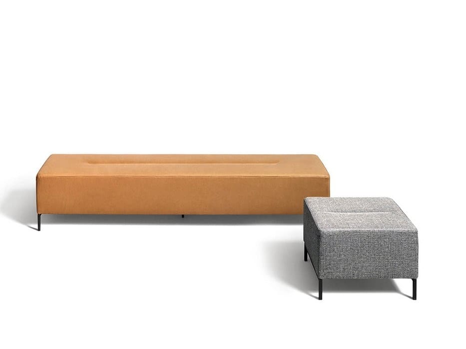 Квадратный пуф из ткани DE PADOVA ARCH-00137352