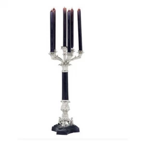Подсвечник металлический серебристо-черный на 6 свечей Speer от Eichholtz EICHHOLTZ EICHHOLTZ 060306 Хром;черный