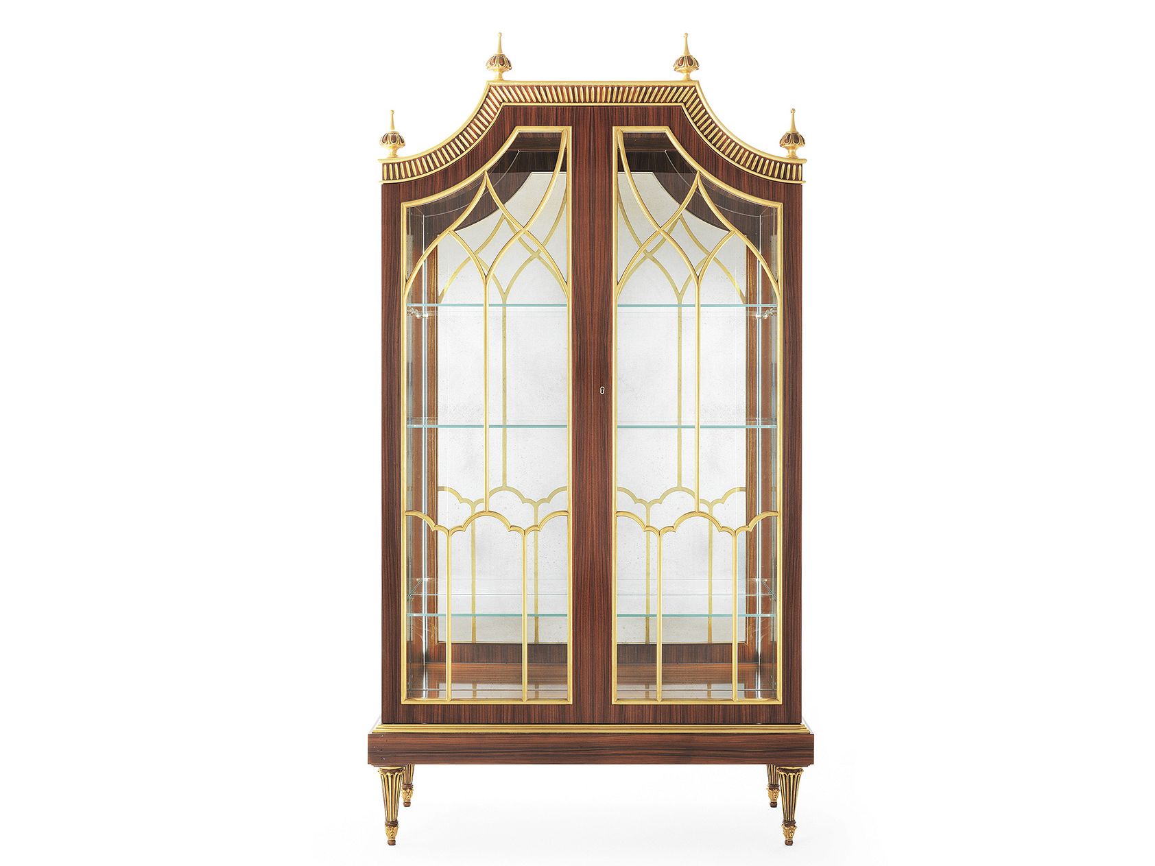 Витрина из дерева и стекла со встроенным освещением OAK Галерея ARCH-00069273 - Вид №1