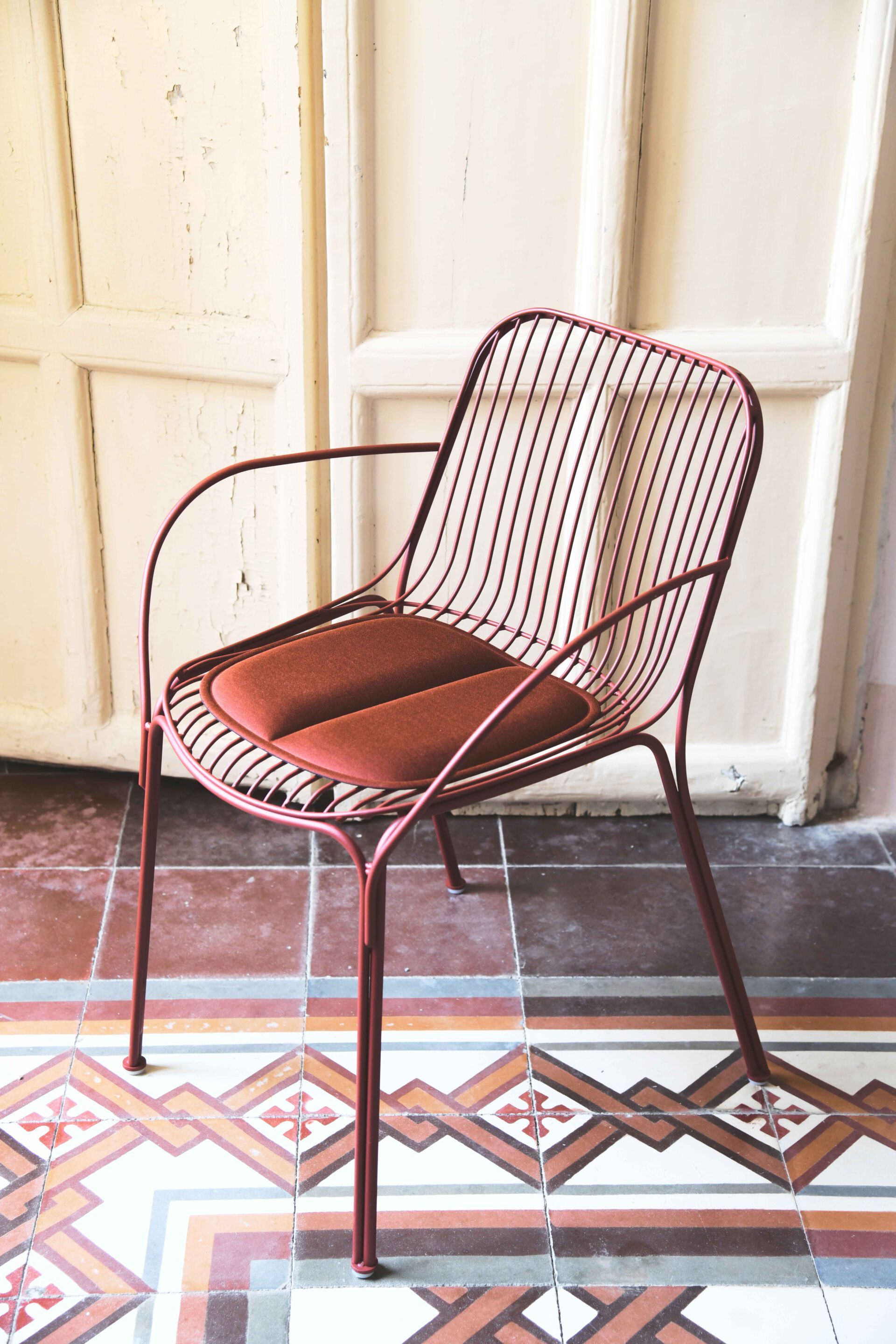 Стул для сада из оцинкованной стали с подлокотниками Kartell Hiray ARCH-00064814 - Вид №24