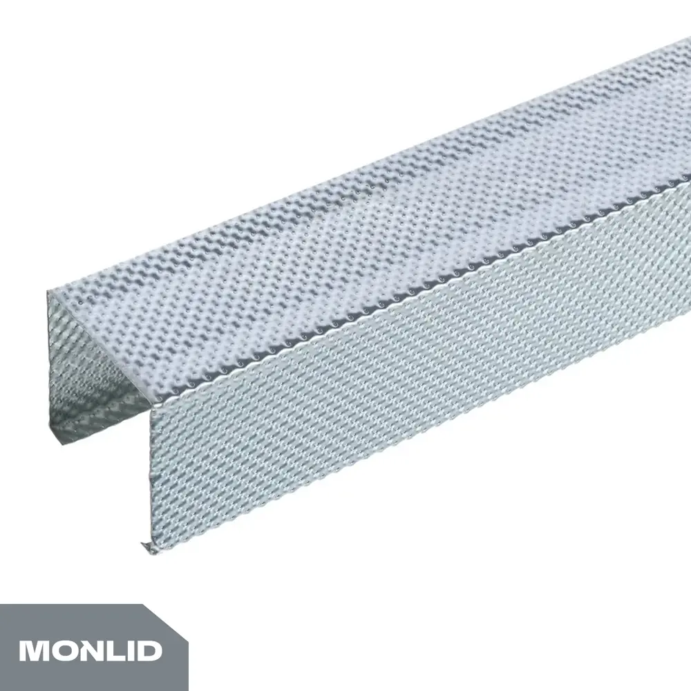 Монтажная рейка MONLID 50x50 мм 3 м цвет серый Нет STLM-2032704 - Вид №1