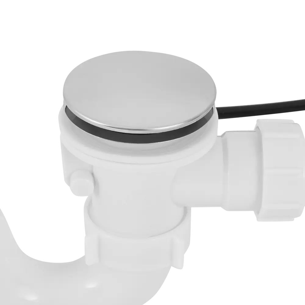 Сифон для ванны АНИ Пласт с полуавтоматическим сливом-переливом 84660200 STLM-0053549 - Вид №2