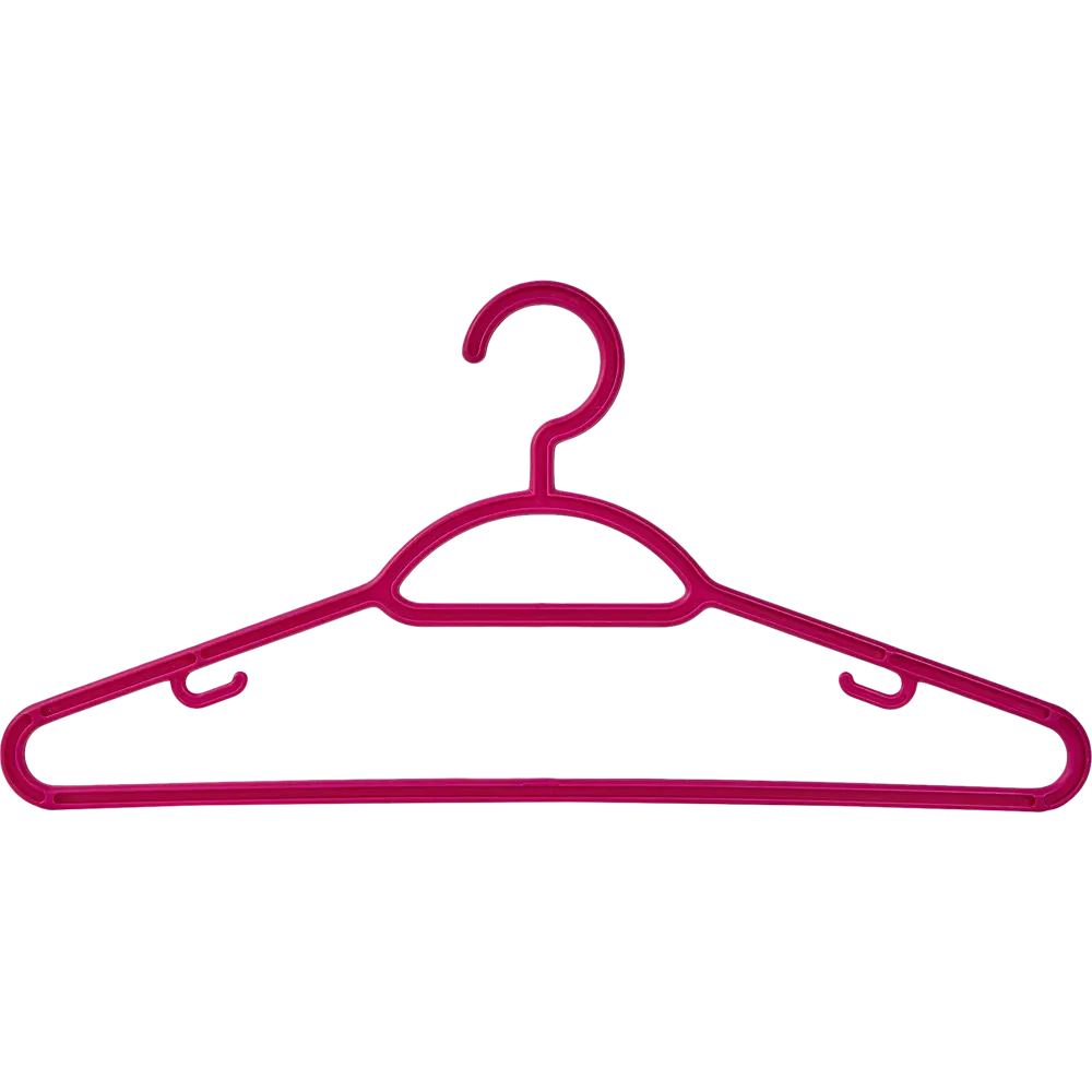 Плечики Martika 42x20.6 см полипропилен цвет тёмно-розовый STLM-2038285