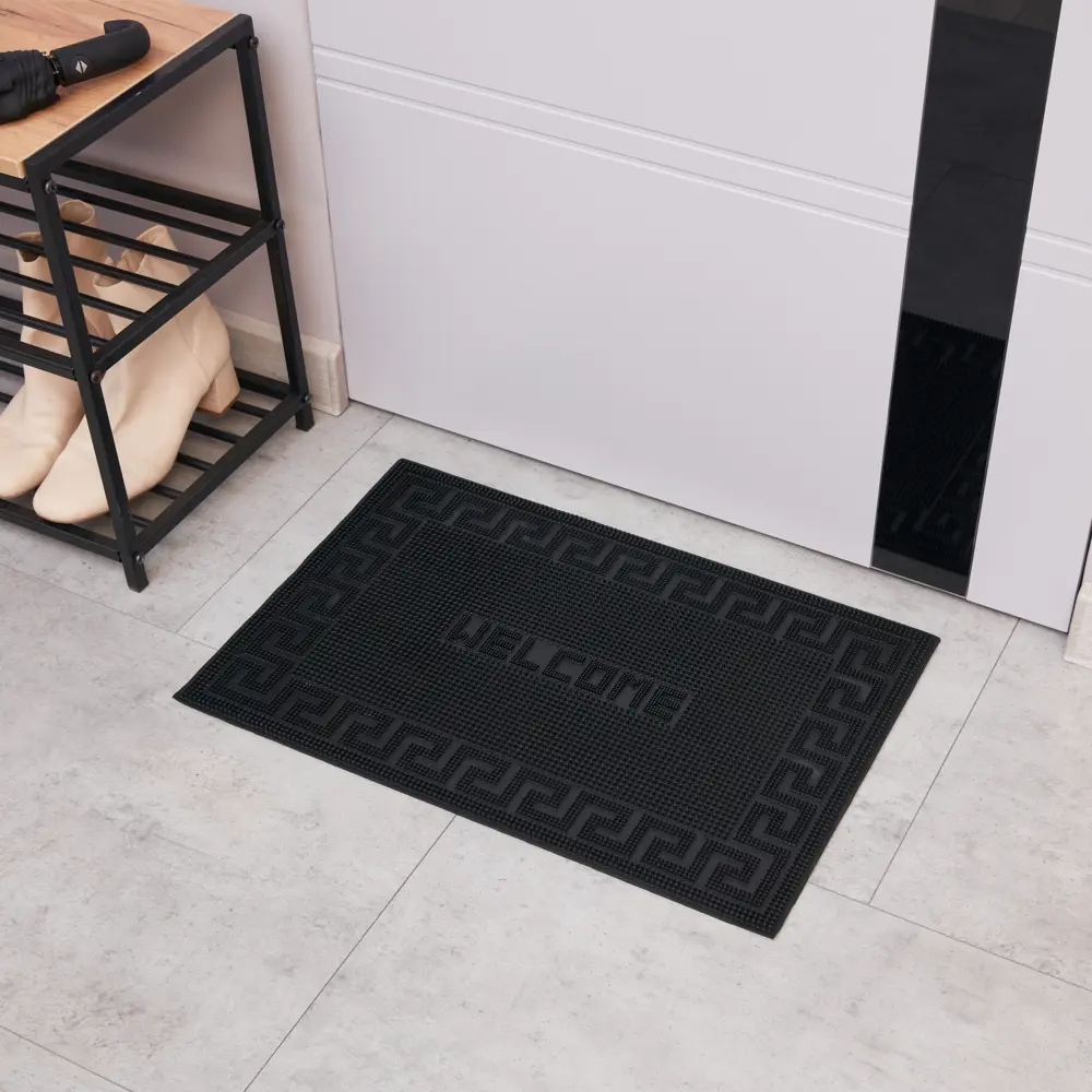Коврик Inspire Nahel Pin 19 40x60 см резина цвет черный STLM-2036703 - Вид №5