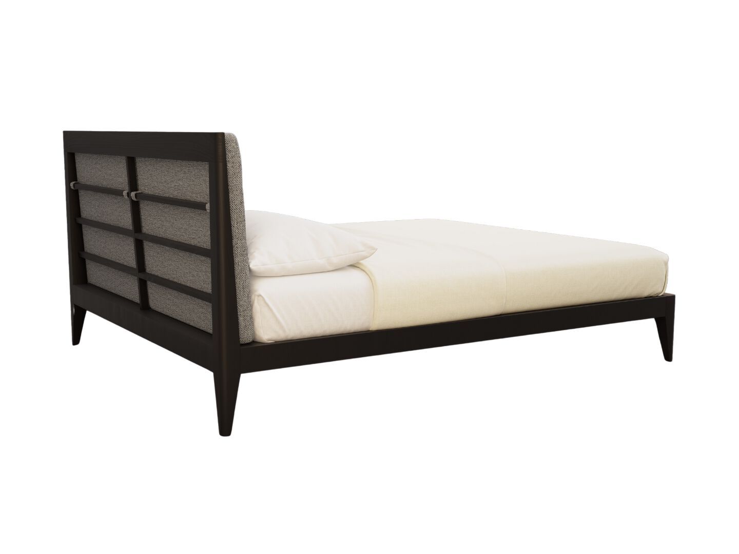 Вишневая кровать с мягким изголовьем Morelato современный ARCH-00122037 - Вид №1