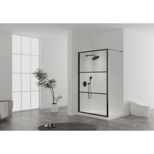 Душевая перегородка Awero Alcora 90x80см стекло прозрачное 6мм