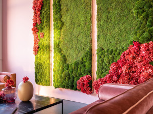 Растительная стена из мха