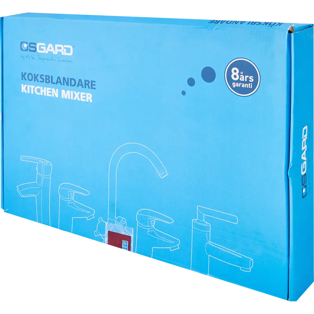 Кухонный смеситель Osgard с аэратором и гибким изливом, черный 86757465 Gron STLM-0071294 - Вид №10