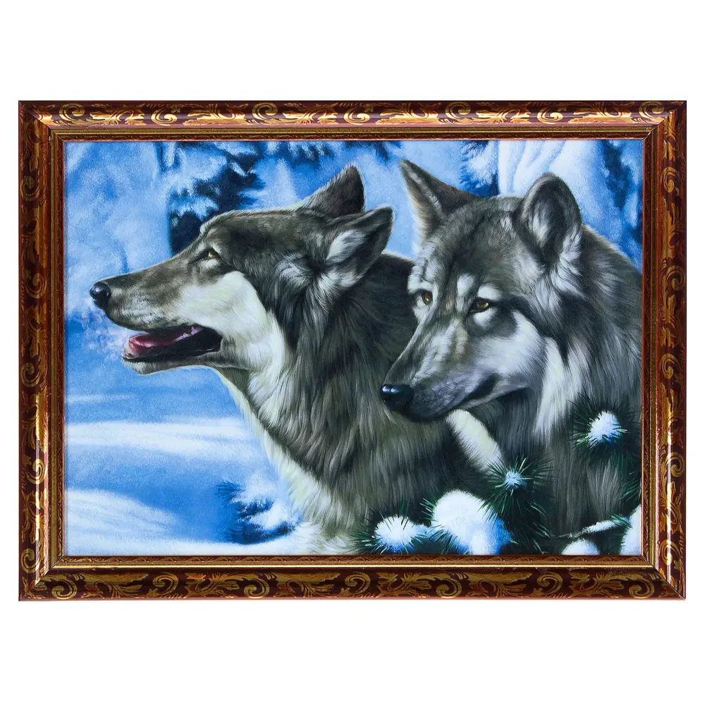 Постер в раме 30х40 см «Братья волки» Santreyd STLM-2064335