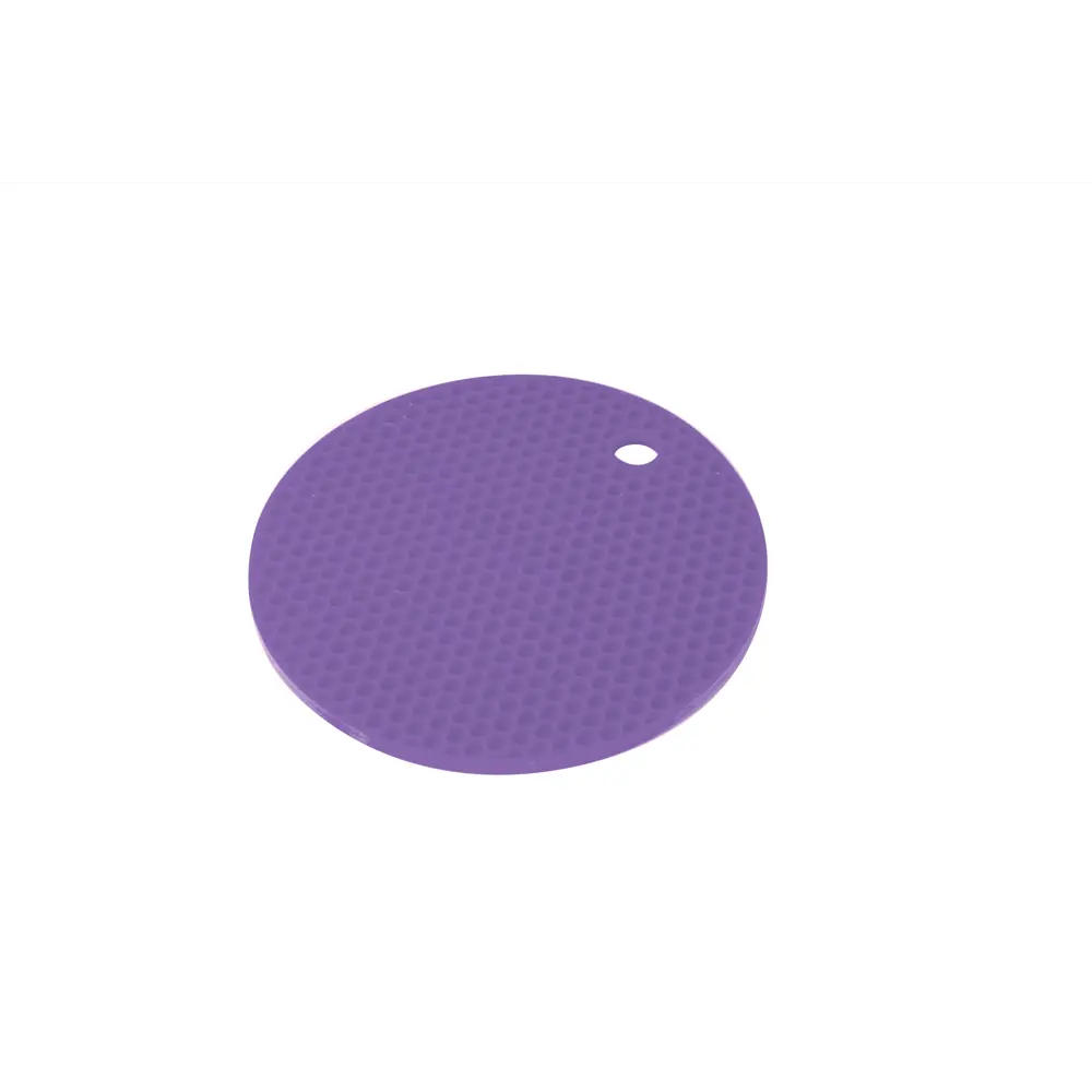 Прихватка/подставка под горячее 18x18x0.75 см силикон цвет слива Santreyd STLM-2135828 - Вид №3