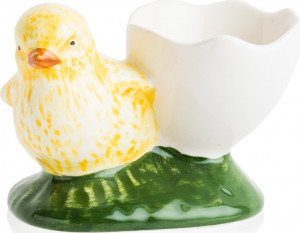 10581763 Bordallo Pinheiro Подставка для яйца Bordallo Pinheiro Цыпленок 6,3см, керамика Керамика