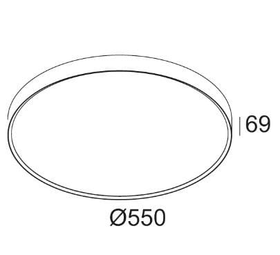 Светодиодный потолочный светильник с регулируемой яркостью Deltalight Multinova ARCH-00130007 - Вид №4