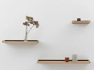 CRUSO Полка из стали и дерева Notes