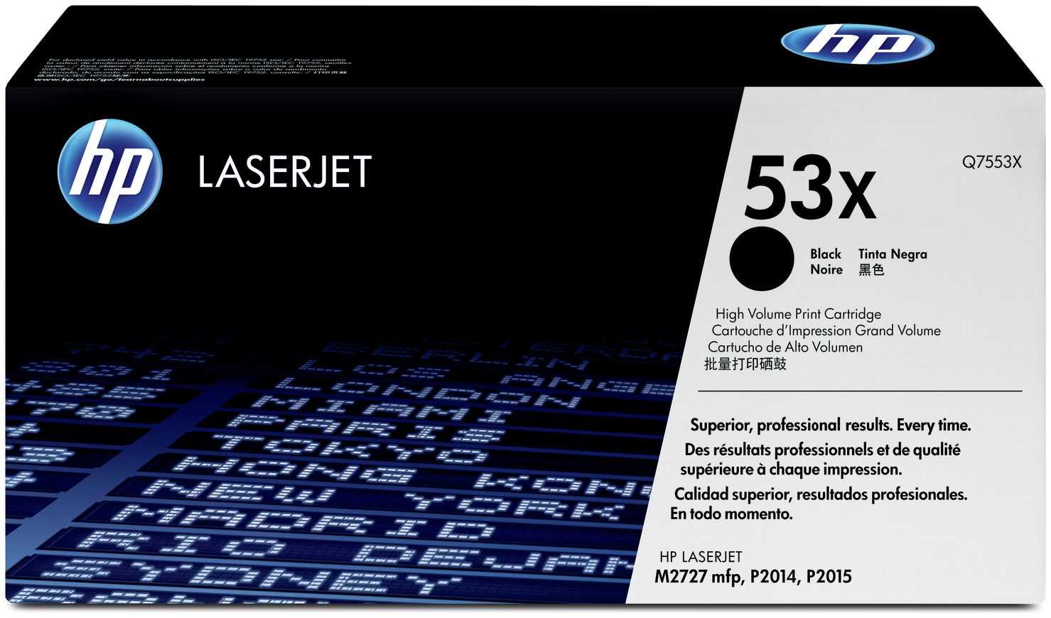 Q7553X laserjet black print cartridge HP Santreyd 