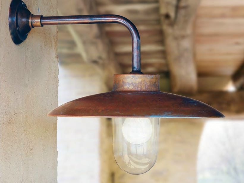 Металлическая наружная настенная лампа Aldo Bernardi ARCH-00067988 - Вид №1