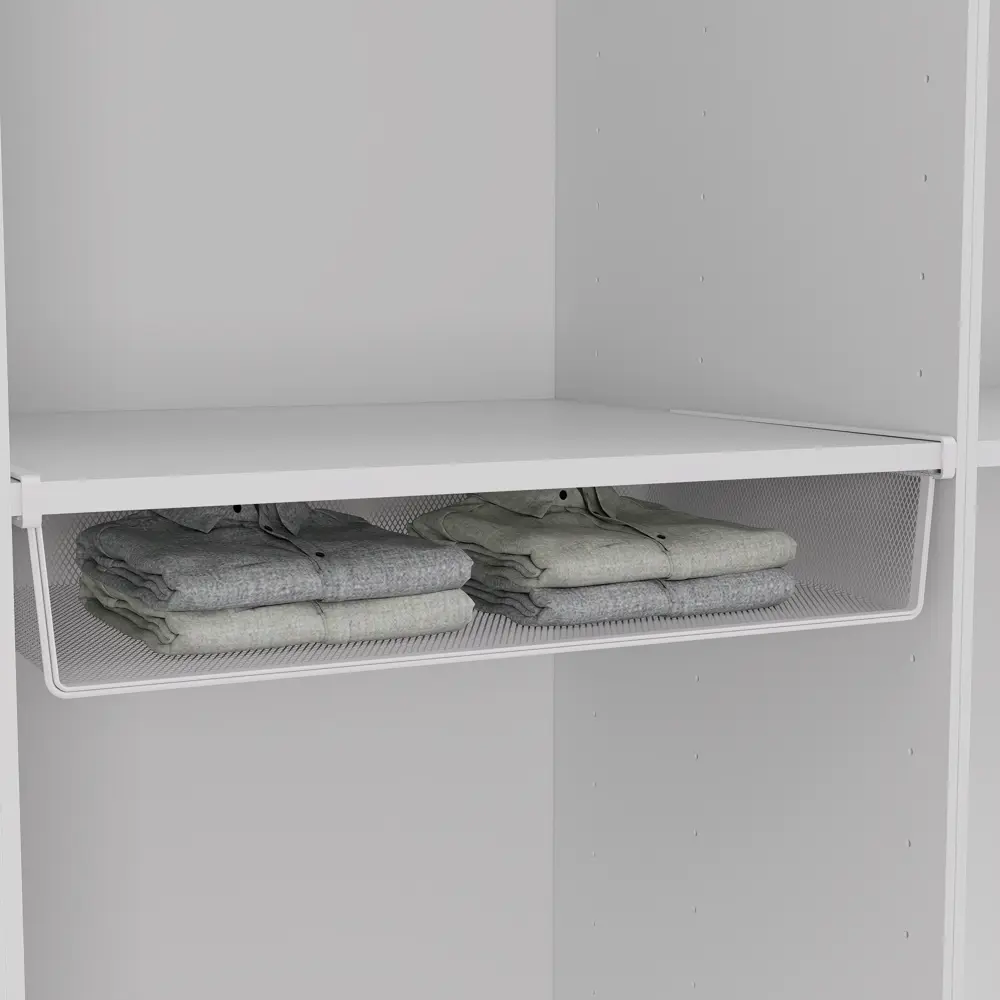 Корзина 36x56x12 см металл цвет белый 89440997 STLM-2129370 Santreyd 
