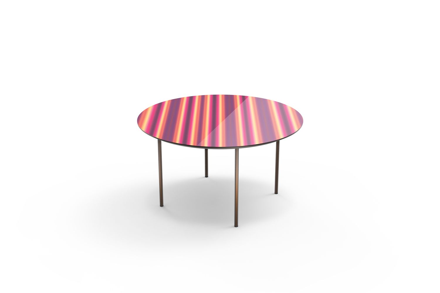 Круглый металлический журнальный столик MOMENTI Home &amp ARCH-00038212 - Вид №3