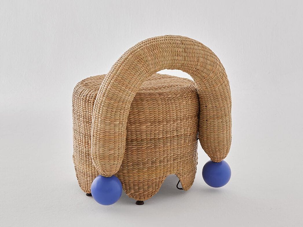 Низкий стул из волокна Chuspata LO Contemporary JOLGORIO ARCH-00148527 - Вид №4