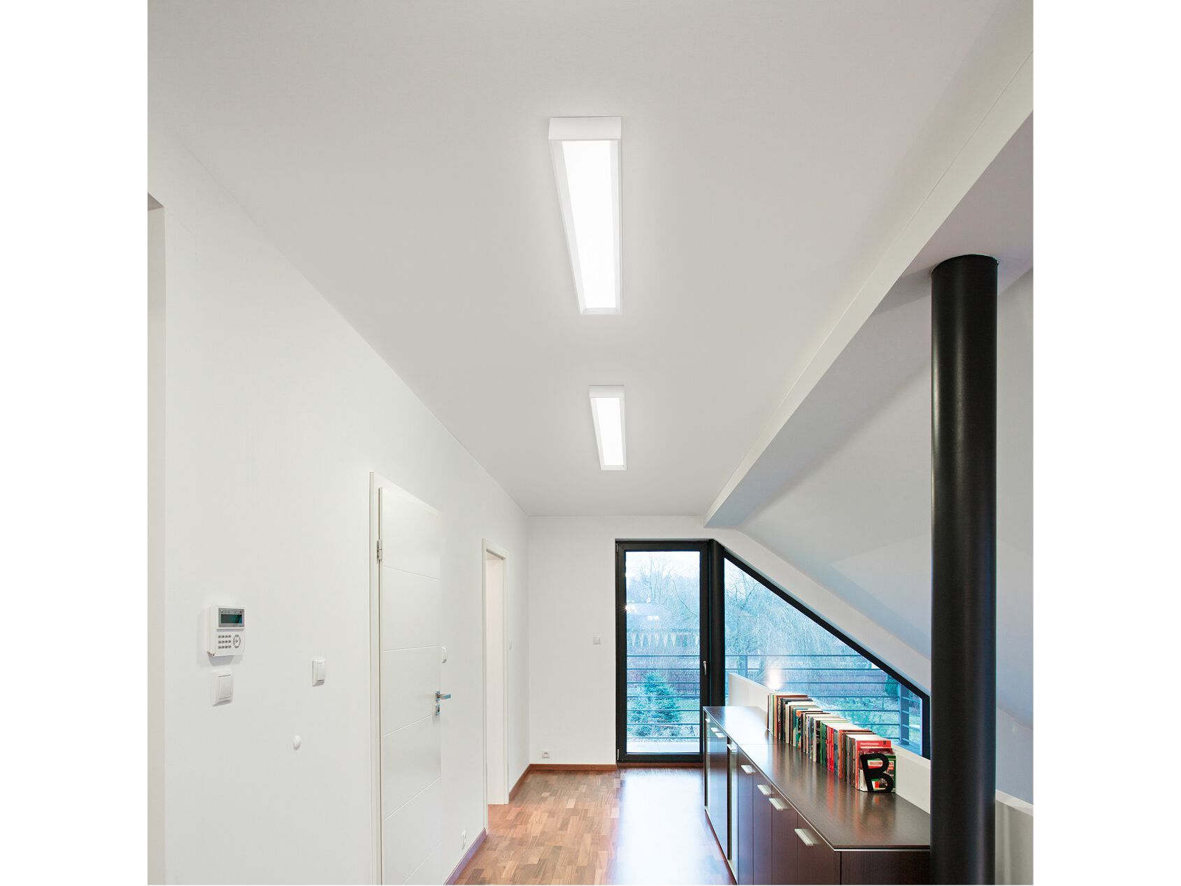 Алюминиевый и стеклянный настенный светильник / потолочный светильник Linea Light Group TARA_B ARCH-00100045 - Вид №4