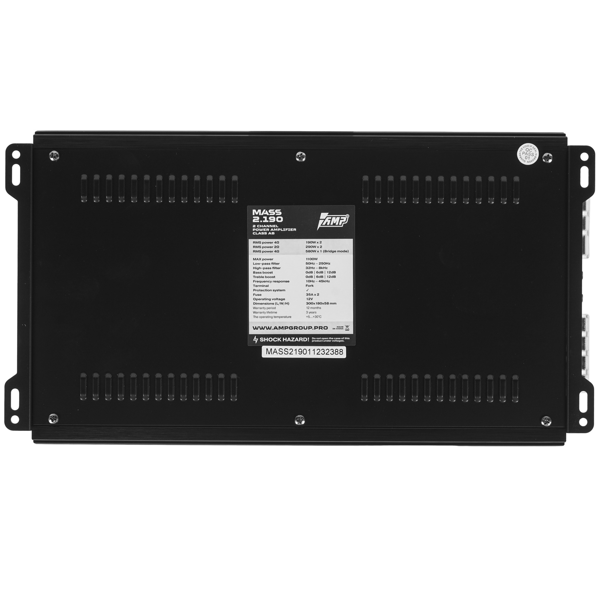 5450941 Усилитель AMP MASS 2.190 STDN-0080579 - Вид №3