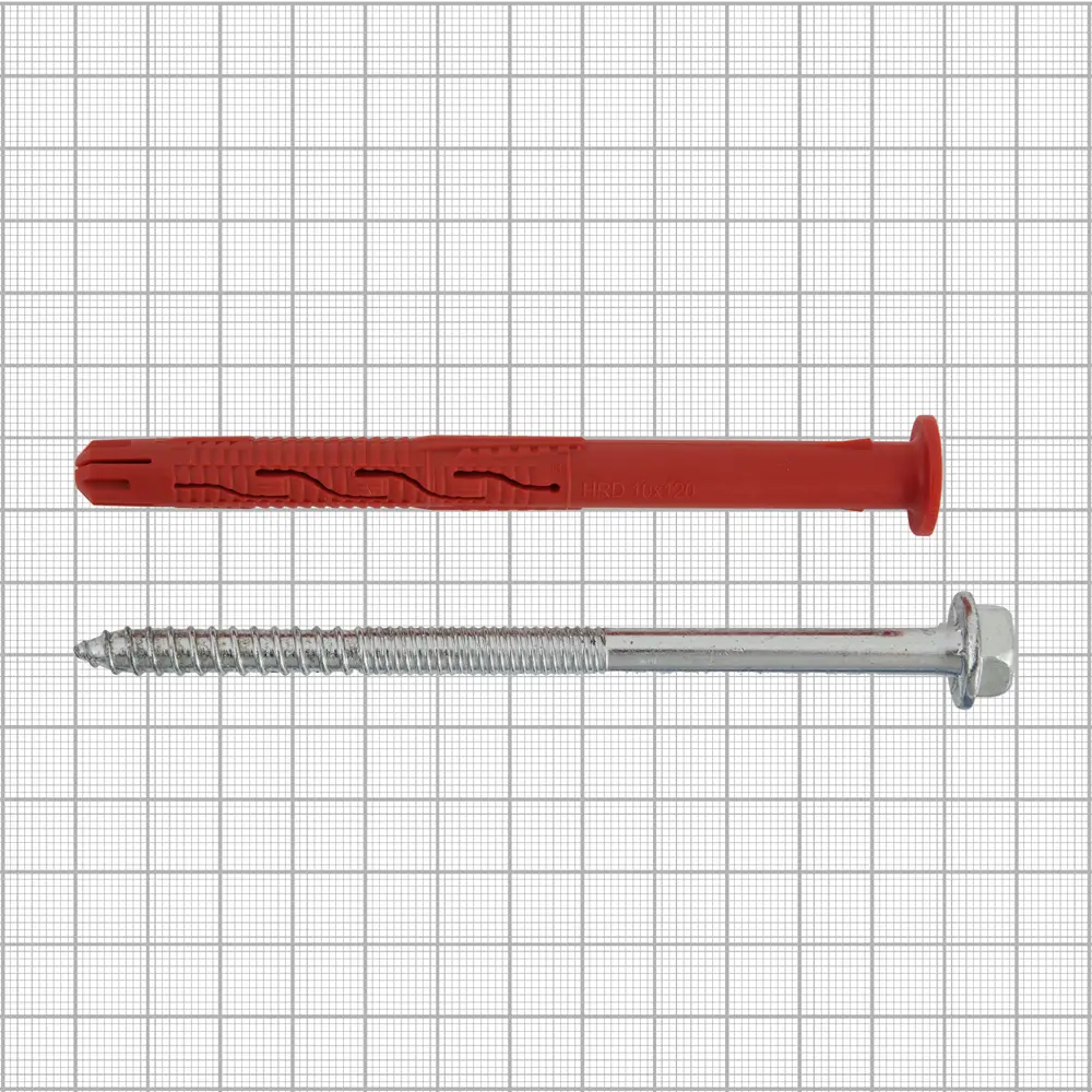 Дюбель фасадный Hilti HRD-H 10x120 мм нейлон/оцинкованная сталь цвет красный 4 шт. 82656578 STLM-2039522  - Вид №3