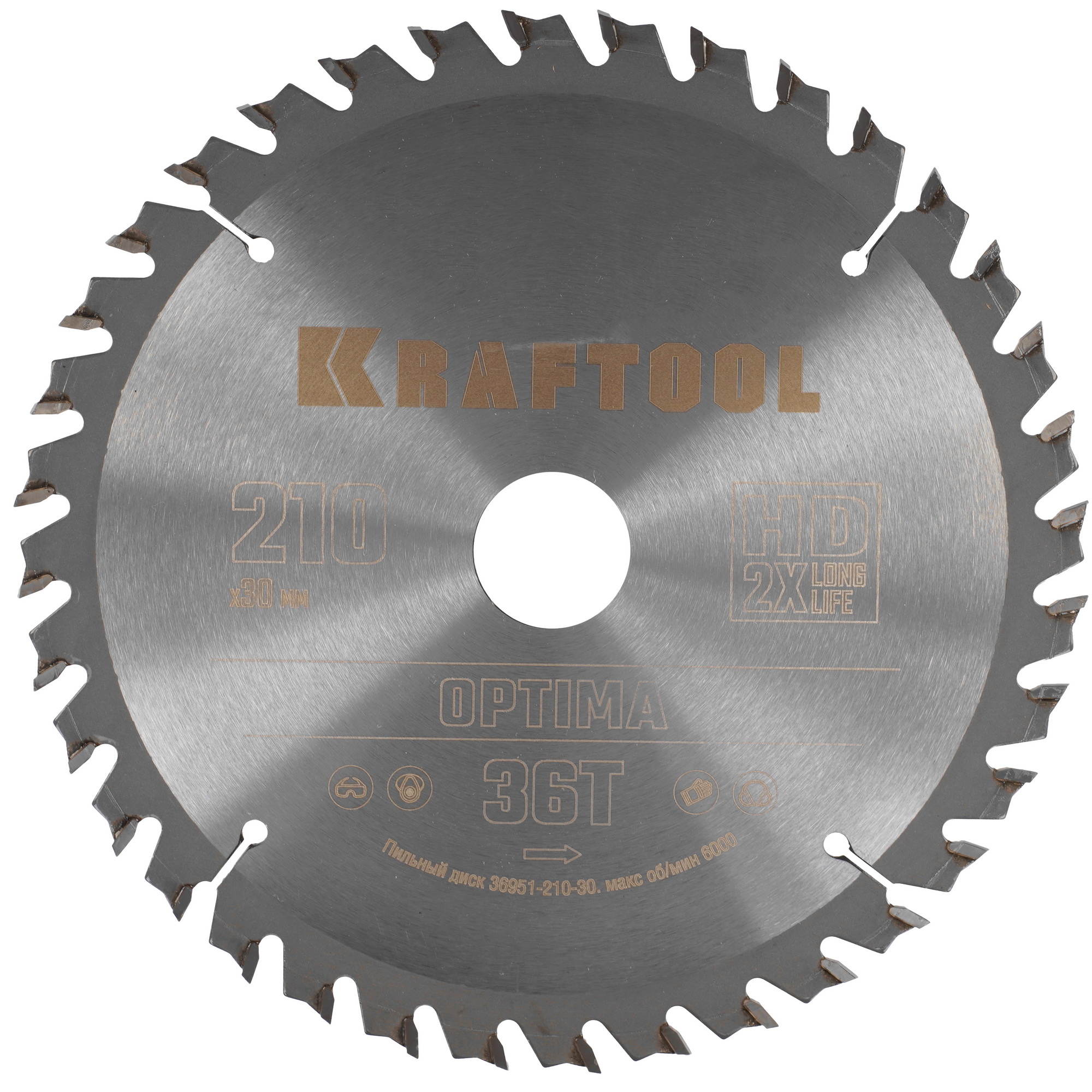 Диск пильный KRAFTOOL 36951-210-30 9107952 STDN-0102107